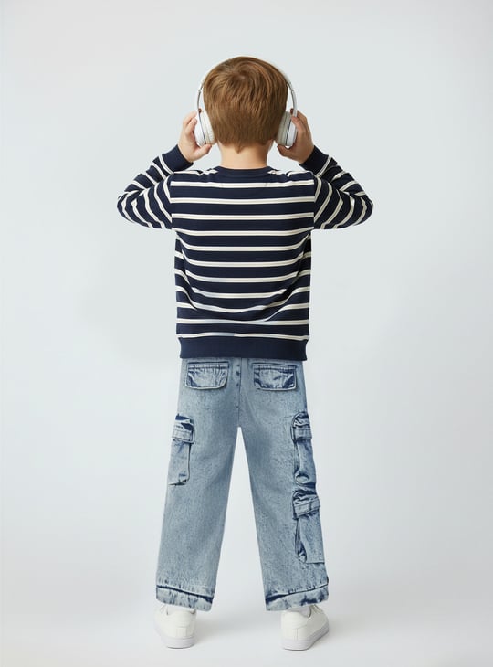 Boys Striped Sweatshirt