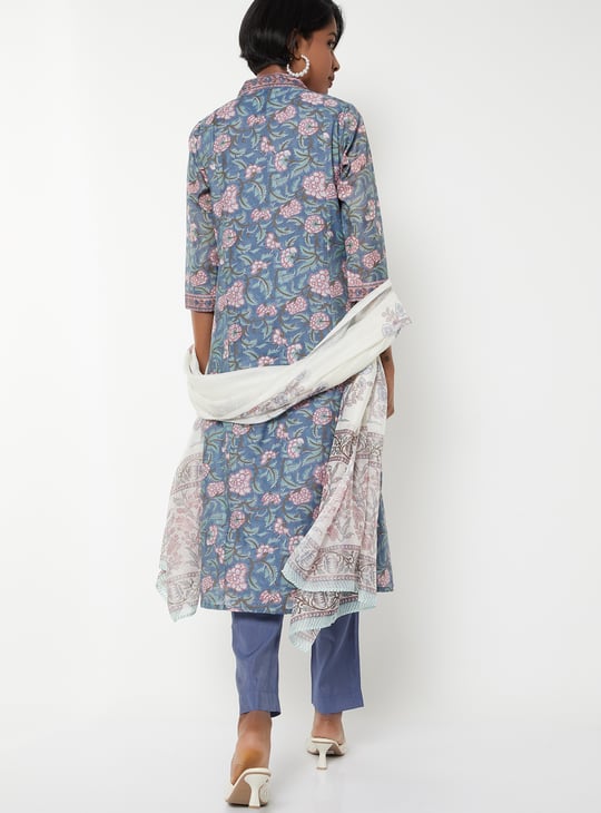 Women Floral Print Kurta Set
