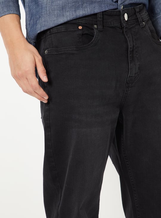 Men Washed Regular Fit Jeans