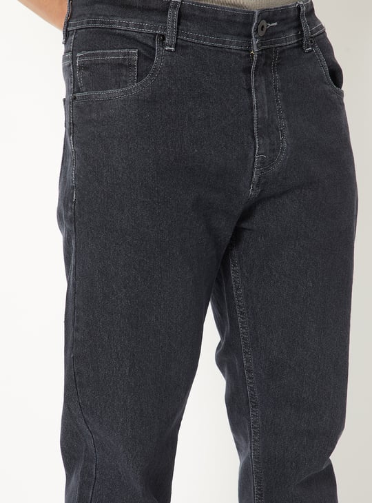 Men Washed Regular Fit Jeans