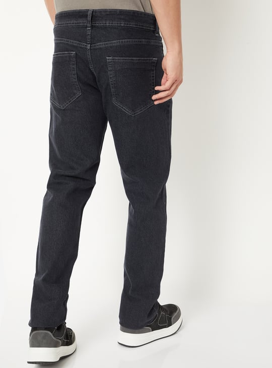 Men Washed Regular Fit Jeans