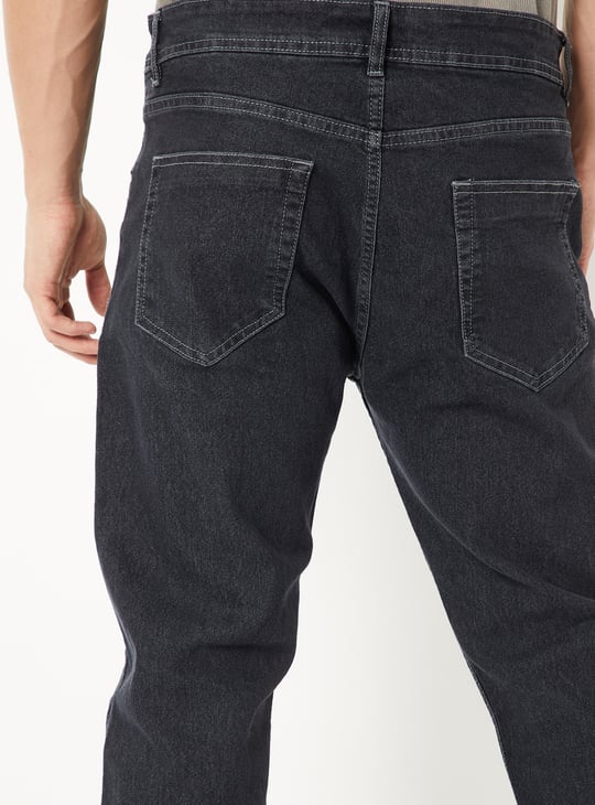 Men Washed Regular Fit Jeans