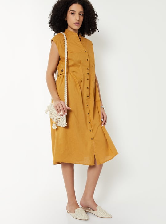 Kalki x Max Women Solid Midi Dress