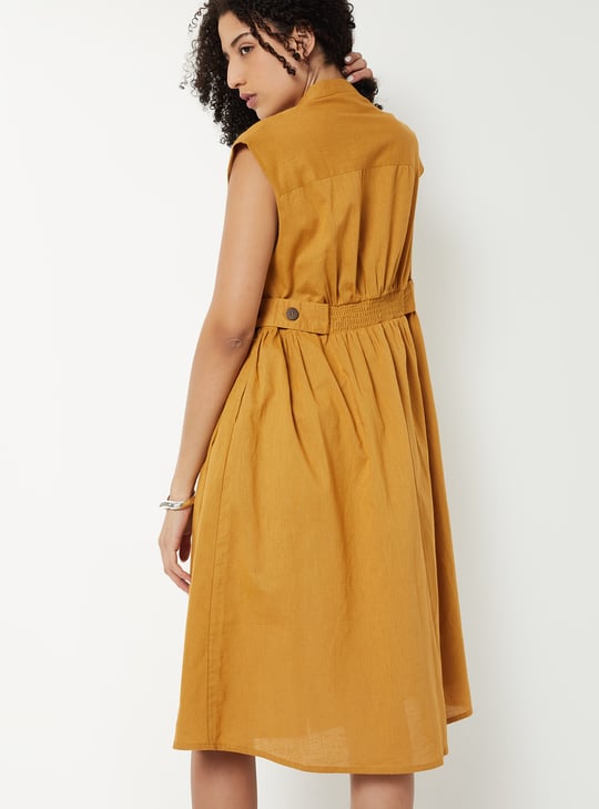 Kalki x Max Women Solid Midi Dress