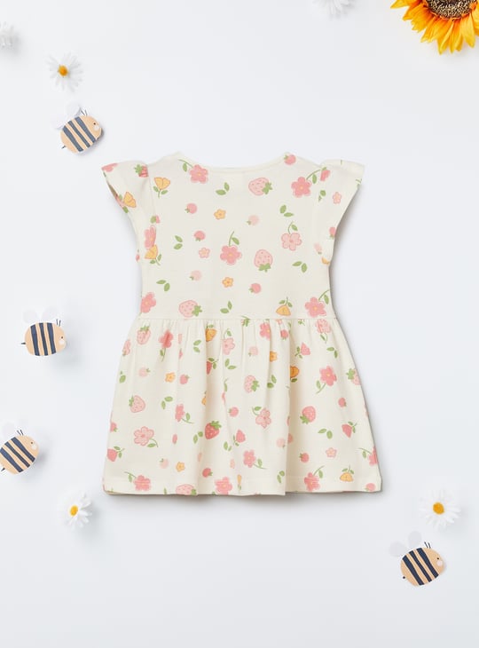 Girls Floral Print Dress
