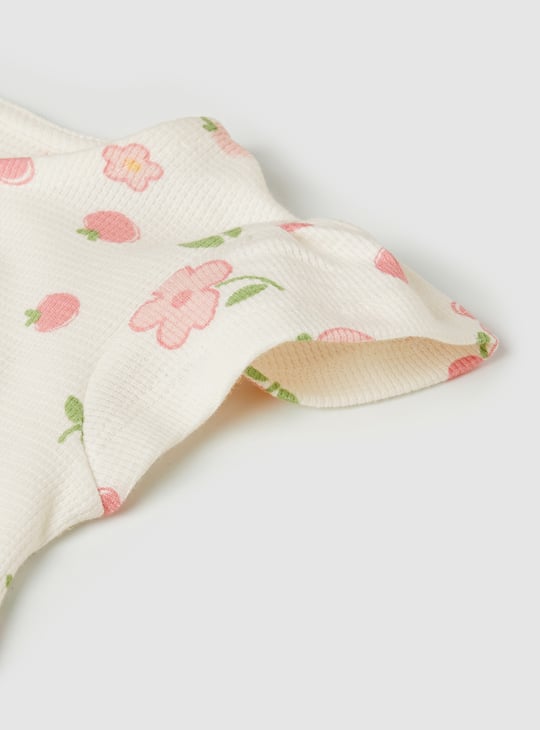Girls Floral Print Dress