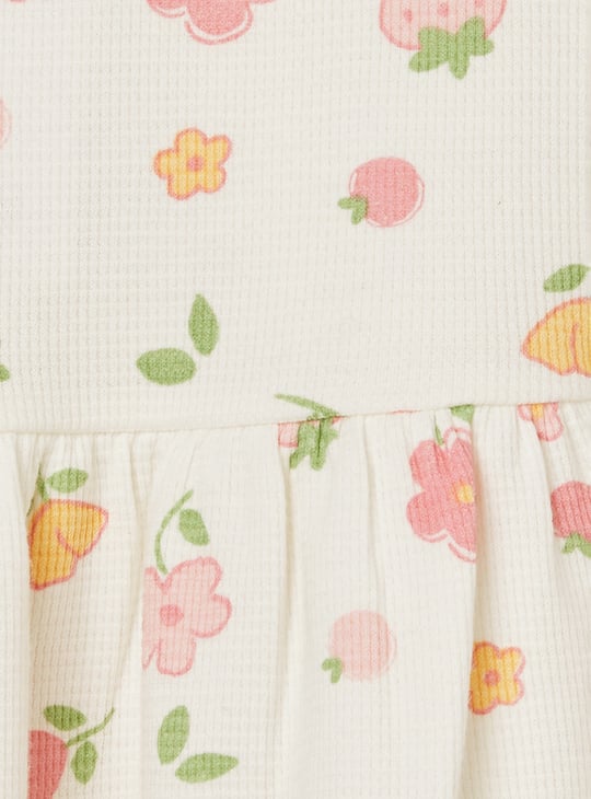 Girls Floral Print Dress