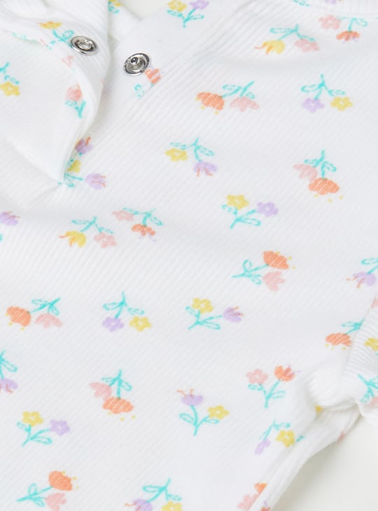 Girls Floral Print Top - Pack of 2