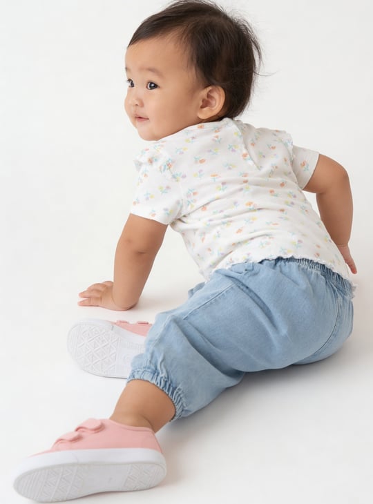 Girls Floral Print Top - Pack of 2