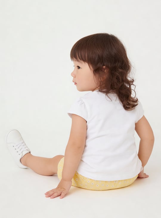 Girls Applique Short Set