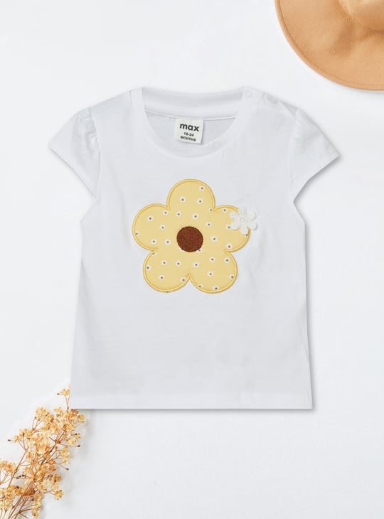 Girls Applique Short Set