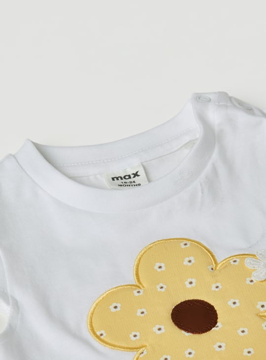 Girls Applique Short Set