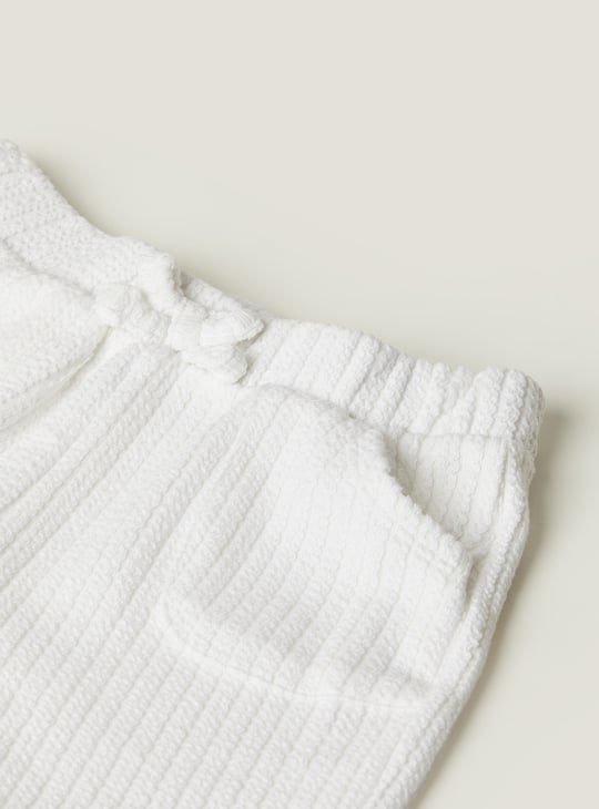 Girls Ribbed Shorts Set