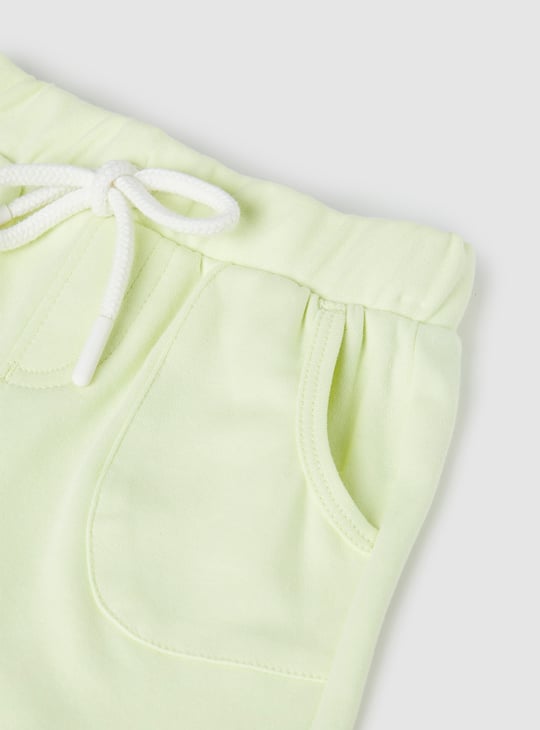 Girls Chenille Embroidered Shorts Set