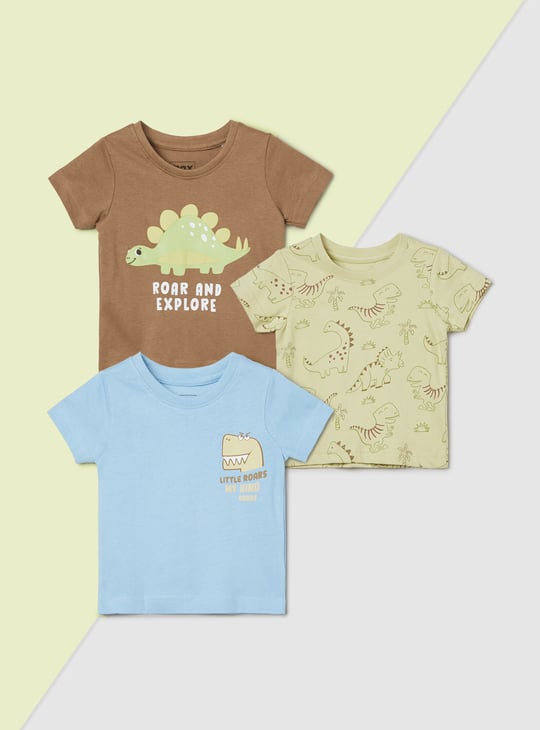 Boys Printed T-shirt - Pack of 3