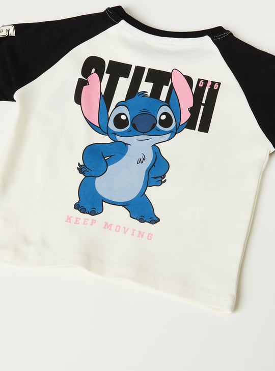 Girls Lilo & Stitch Print T-shirt