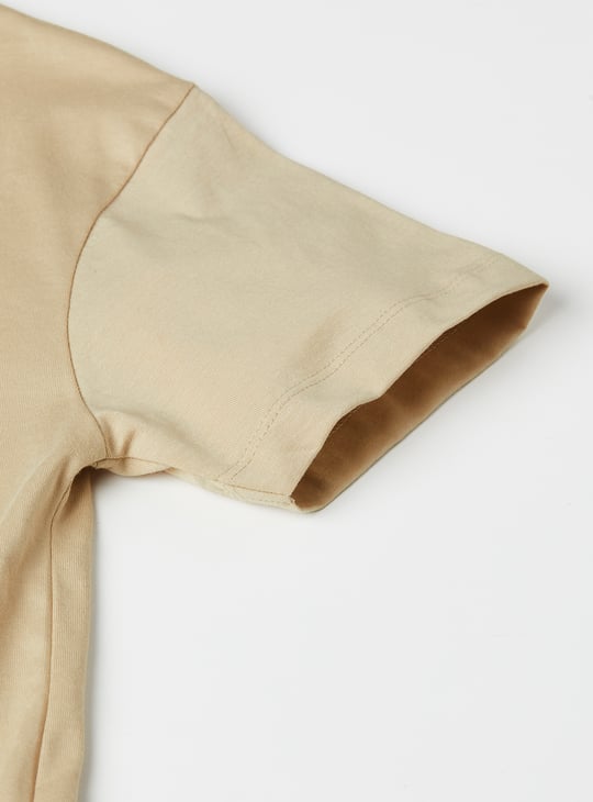 Girls Typographic Print T-shirt