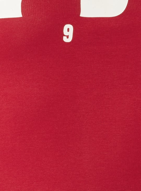 Women Printed Off-shoulder T-shirt