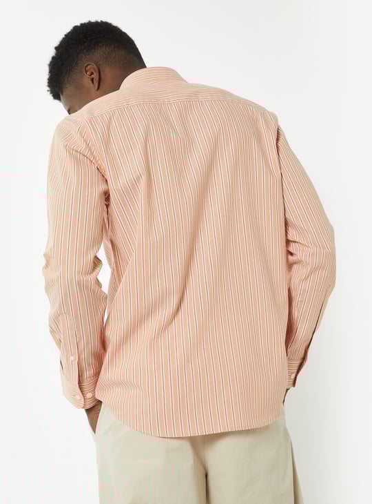 Men Striped Slim Fit Shirt