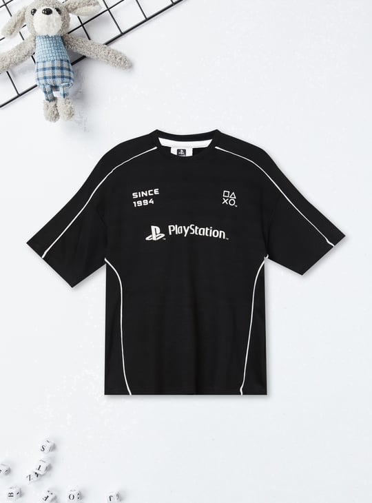 Boys Printed Oversized T-shirt