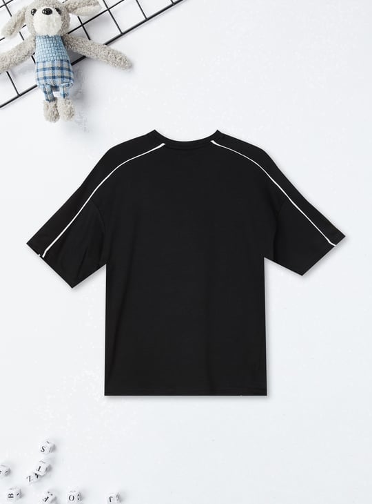 Boys Printed Oversized T-shirt