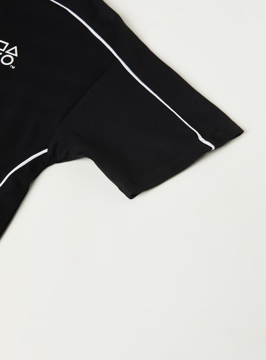 Boys Printed Oversized T-shirt