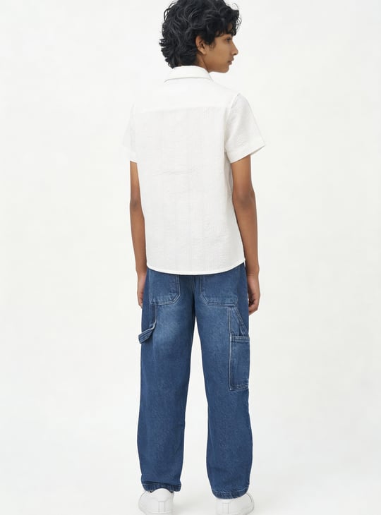 Boys Seersucker Shirt