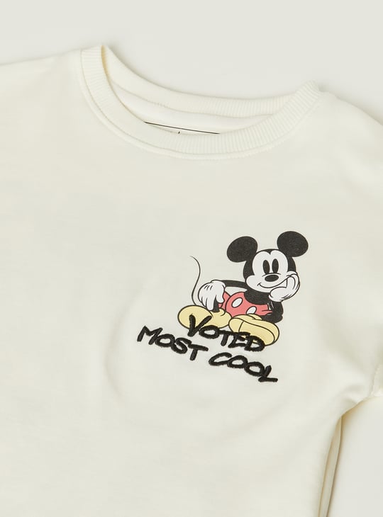 Boys Mickey Print T-shirt