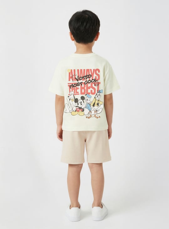 Boys Mickey Print T-shirt