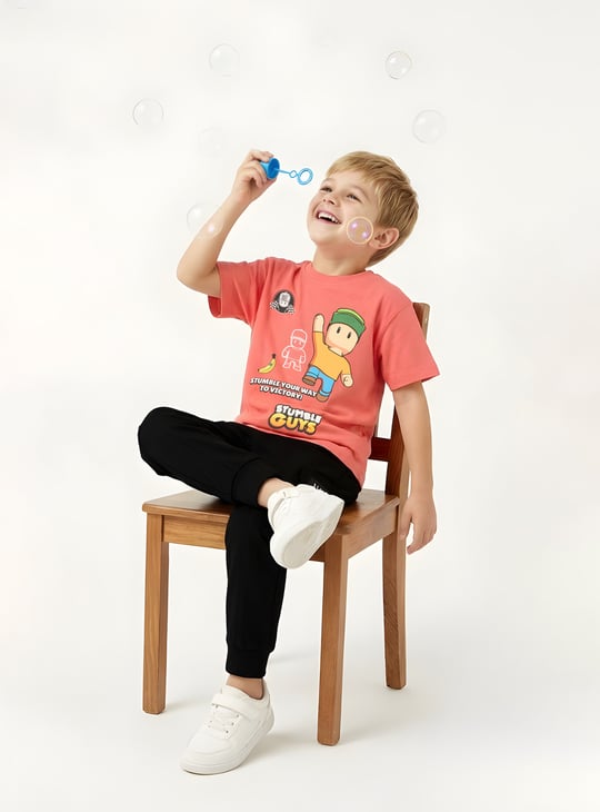 Boys Stunble Guys Printed T-shirt