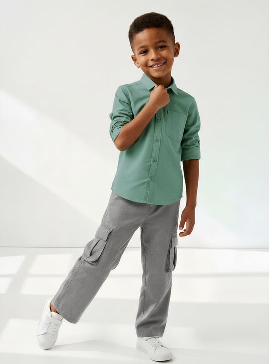 Boys Solid Shirt