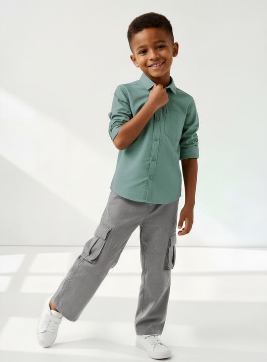 Boys Solid Shirt