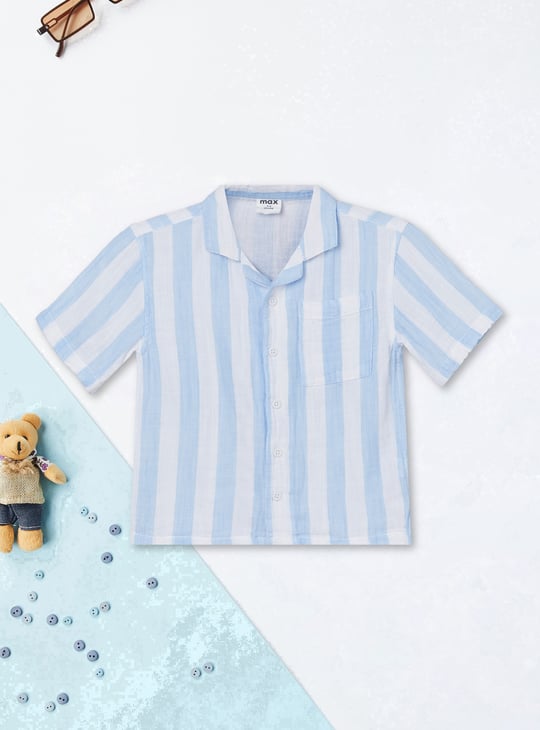 Boys Striped Resort Shirt