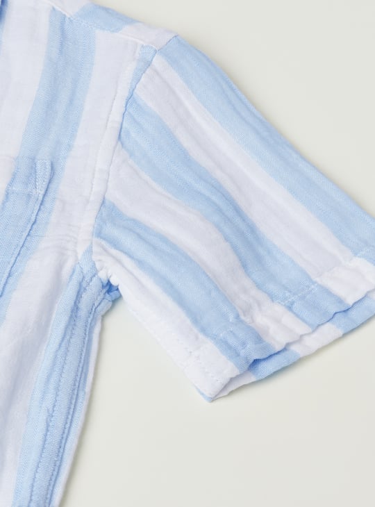 Boys Striped Resort Shirt