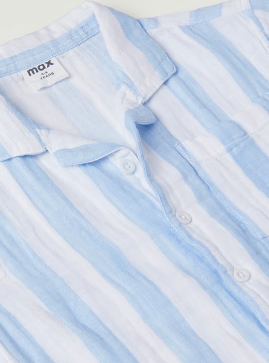 Boys Striped Resort Shirt