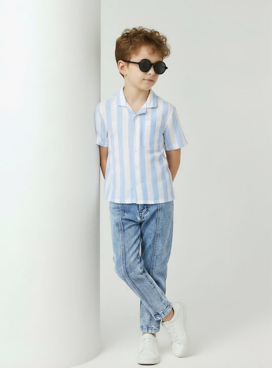 Boys Striped Resort Shirt