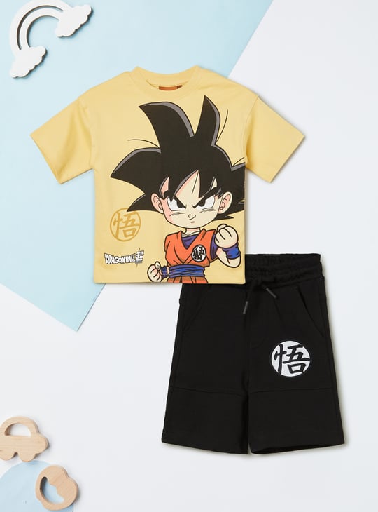Boys Dragon Ball-Z Shorts Set