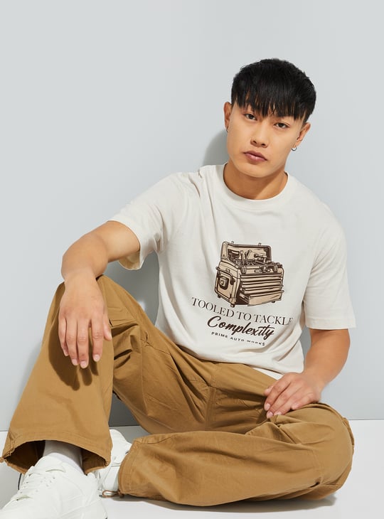 URB_N Men Graphic Printed T-shirt