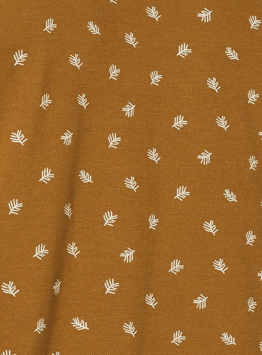 Men Printed Polo T-shirt