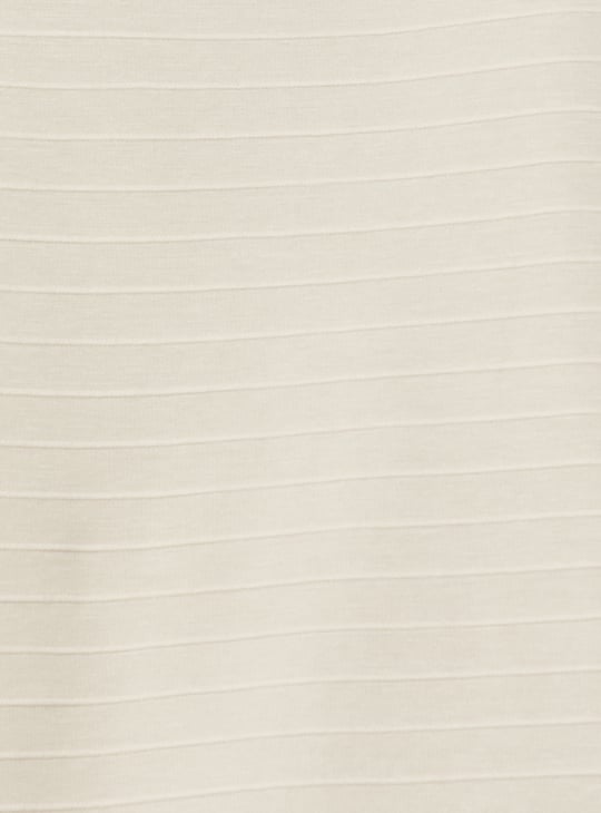 Men Textured Polo T-shirt