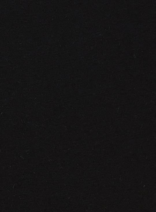 Girls Solid Skinny Flared Leggings