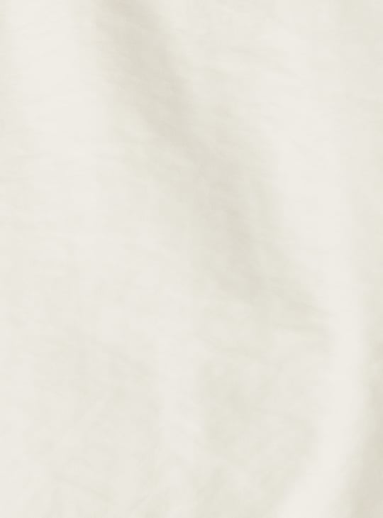 Women Crinkled Bubble Hem Top