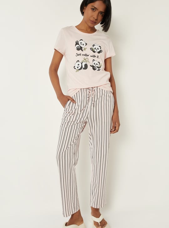 Women Printed PJ Set