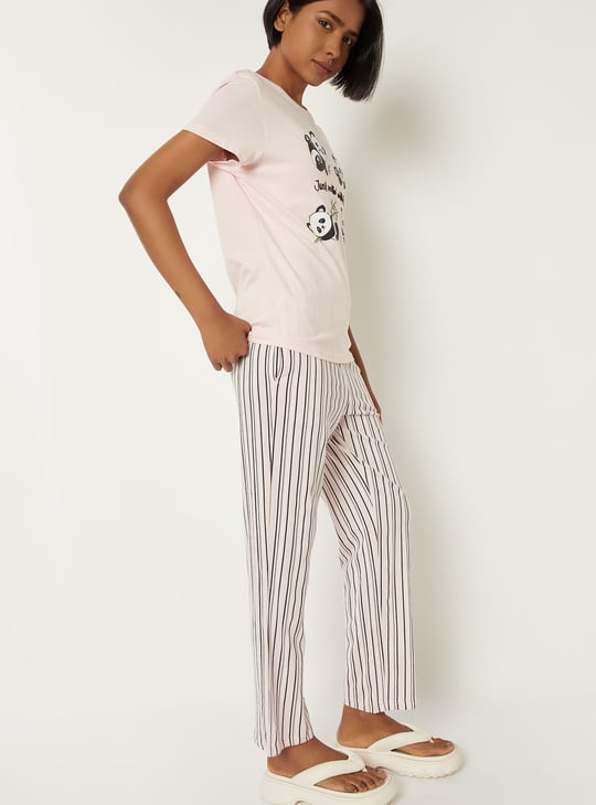 Women Printed PJ Set