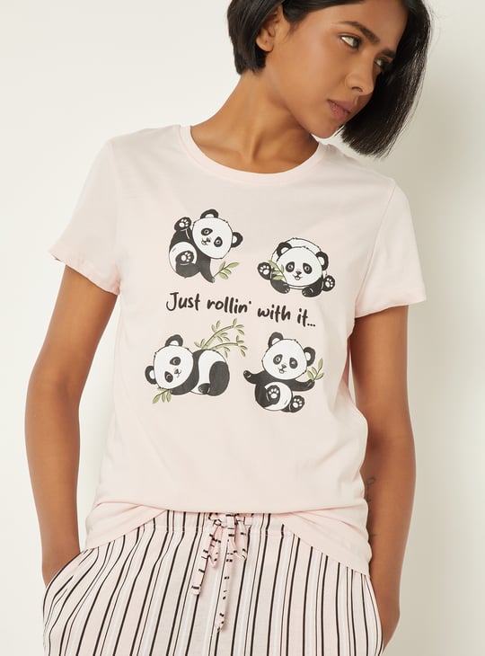 Women Printed PJ Set