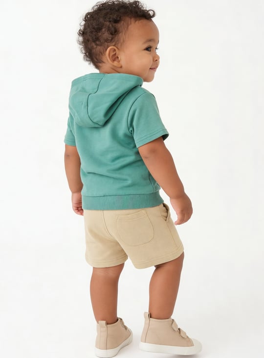 Boys Printed Shorts Set