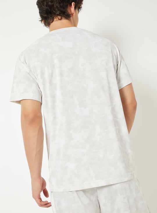 Men Printed Athleisure T-shirt