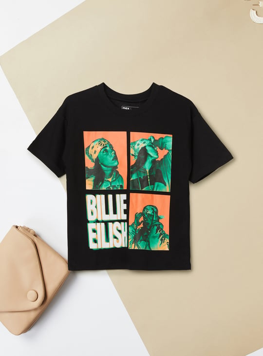 Girls Billie Eilish Printed T-shirt | Printed