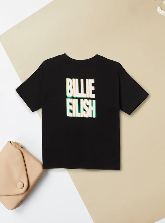 Girls Billie Eilish Printed T-shirt | T-shirts