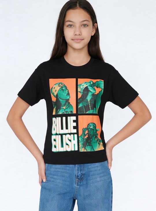Girls Billie Eilish Printed T-shirt | Printed